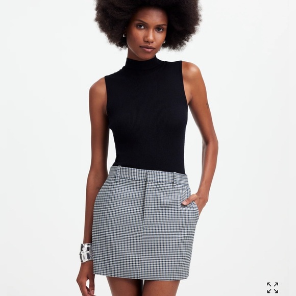 Madewell Suiting Mini skirt size 14 NWT - Picture 1 of 5